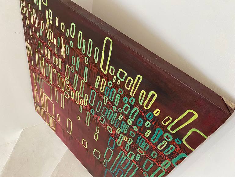 Original Expressionism Abstract Painting by Samfa Barbe