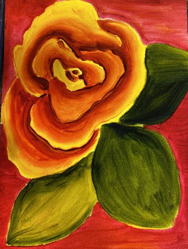 Original Abstract Floral Paintings by Kathleen Gorman