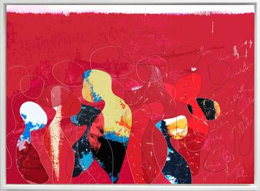 Original Abstract Kids Mixed Media by Beatriz Arteaga