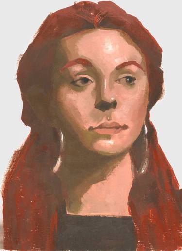 Oil portrait of Diane thumb