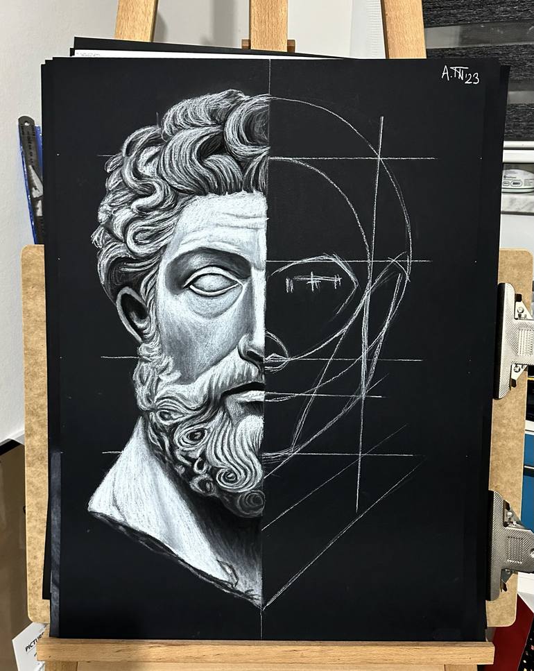 Stoic Drawing By Aleksandar Todorovic Saatchi Art