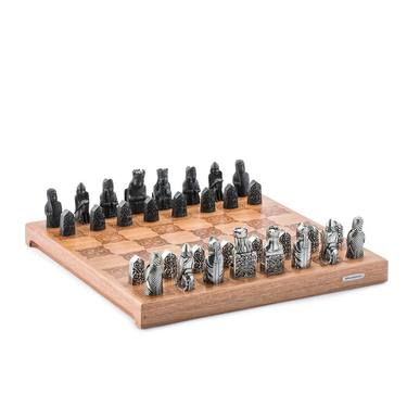 British Museum Lewis Chess Set by Royal Selangor ST661 thumb