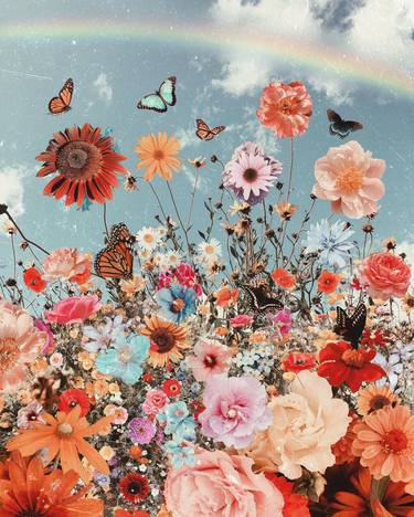 Original Surrealism Floral Digital by Siobhan ODwyer