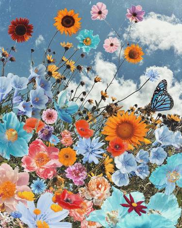 Original Photorealism Floral Digital by Siobhan ODwyer