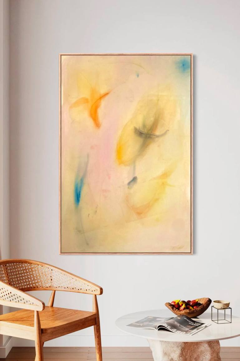 Original Abstract Expressionism Abstract Painting by Arlina Cai