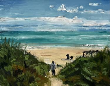 Original Impressionism Beach Paintings by Ella Hepner