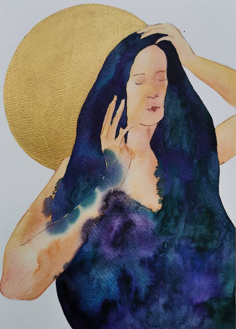 Original Contemporary People Painting by Irina Petrova