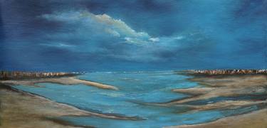 Original Abstract Expressionism Beach Paintings by Margarita Miñan
