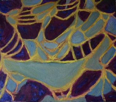 Original Abstract Expressionism Abstract Painting by Olena Chuchak