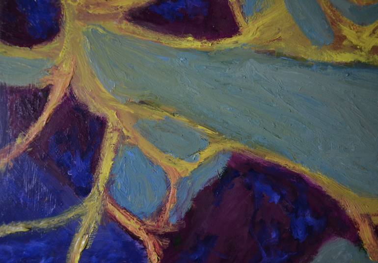 Original Abstract Expressionism Abstract Painting by Bonna Shejve