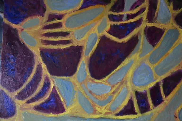 Original Abstract Expressionism Abstract Painting by Bonna Shejve