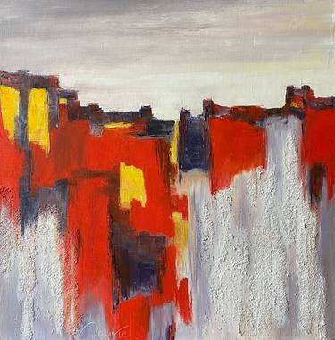 Original Abstract Landscape Paintings by Laurence Mauviel