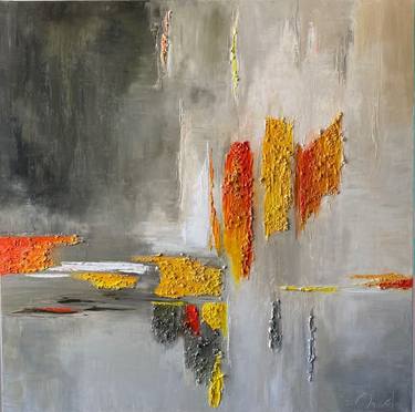 Original Abstract Landscape Paintings by Laurence Mauviel