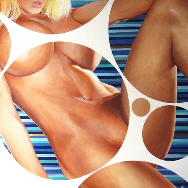 Original Realism Nude Paintings by Lionel Bourquin