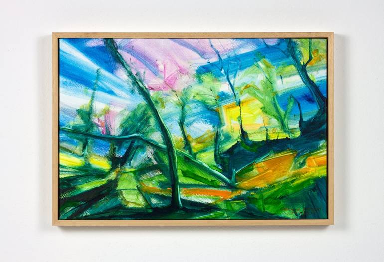 Original Expressionism Landscape Painting by Simone Romani