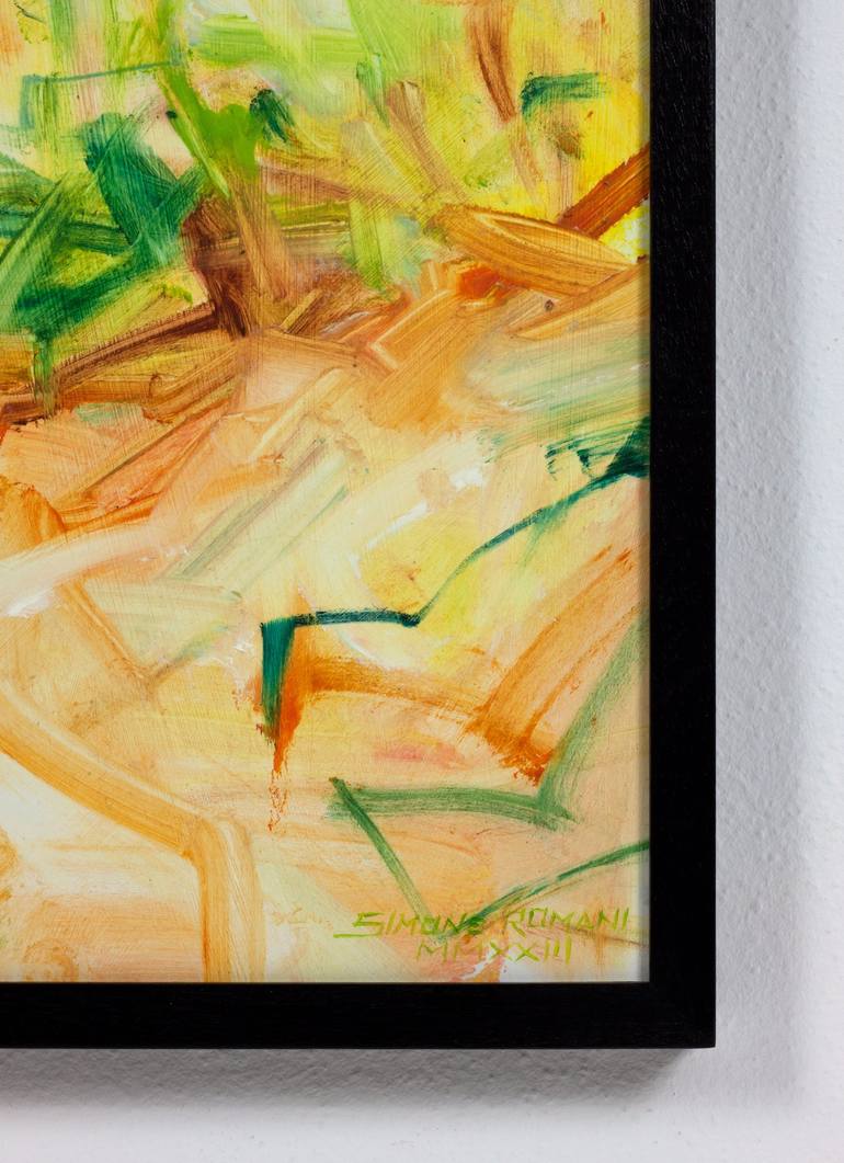 Original Post-impressionism Landscape Painting by Simone Romani
