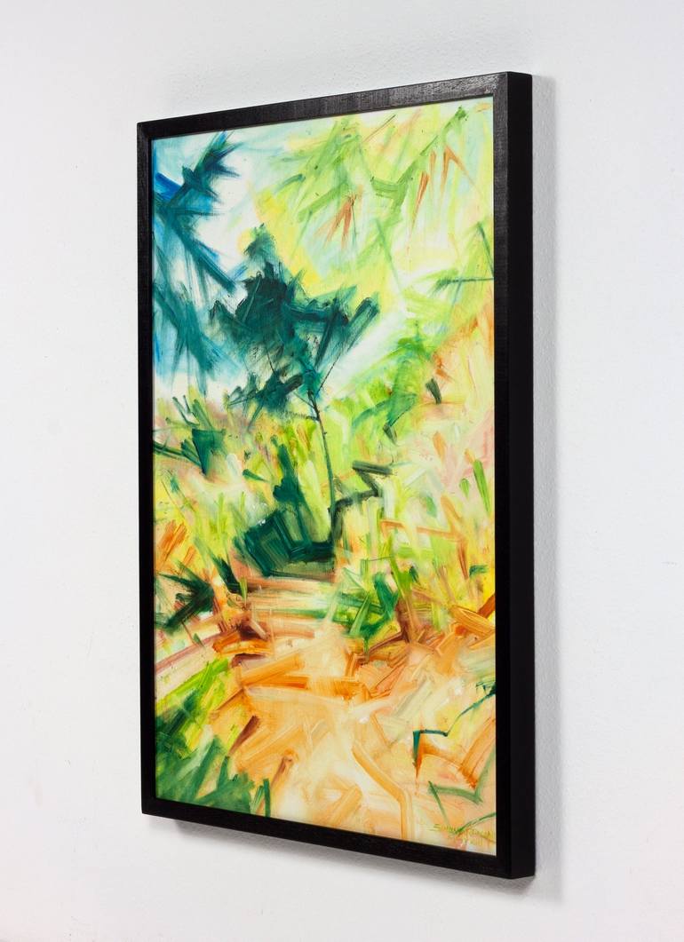 Original Post-impressionism Landscape Painting by Simone Romani