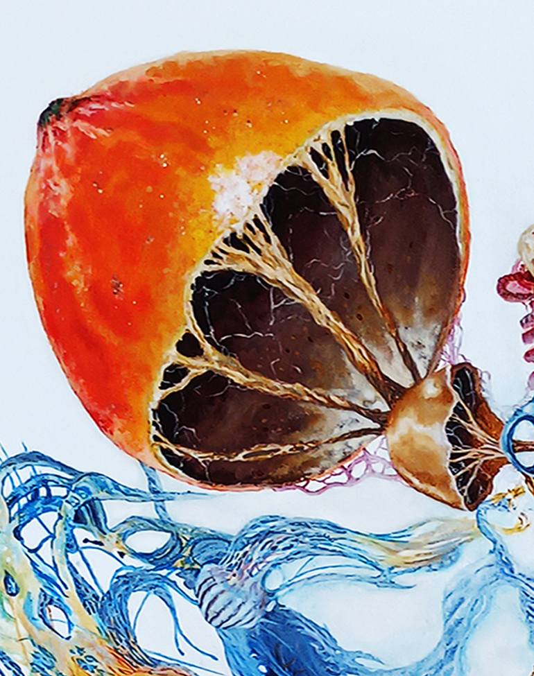 Original Abstract Expressionism Abstract Painting by Ignacio Sanzana