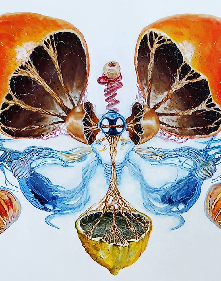 Original Abstract Expressionism Abstract Painting by Ignacio Sanzana