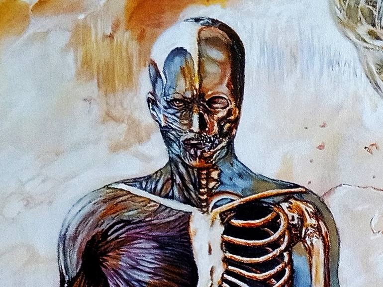 Original Conceptual Body Painting by Ignacio Sanzana
