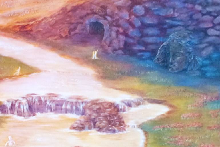 Original Surrealism Classical Mythology Painting by Ignacio Sanzana