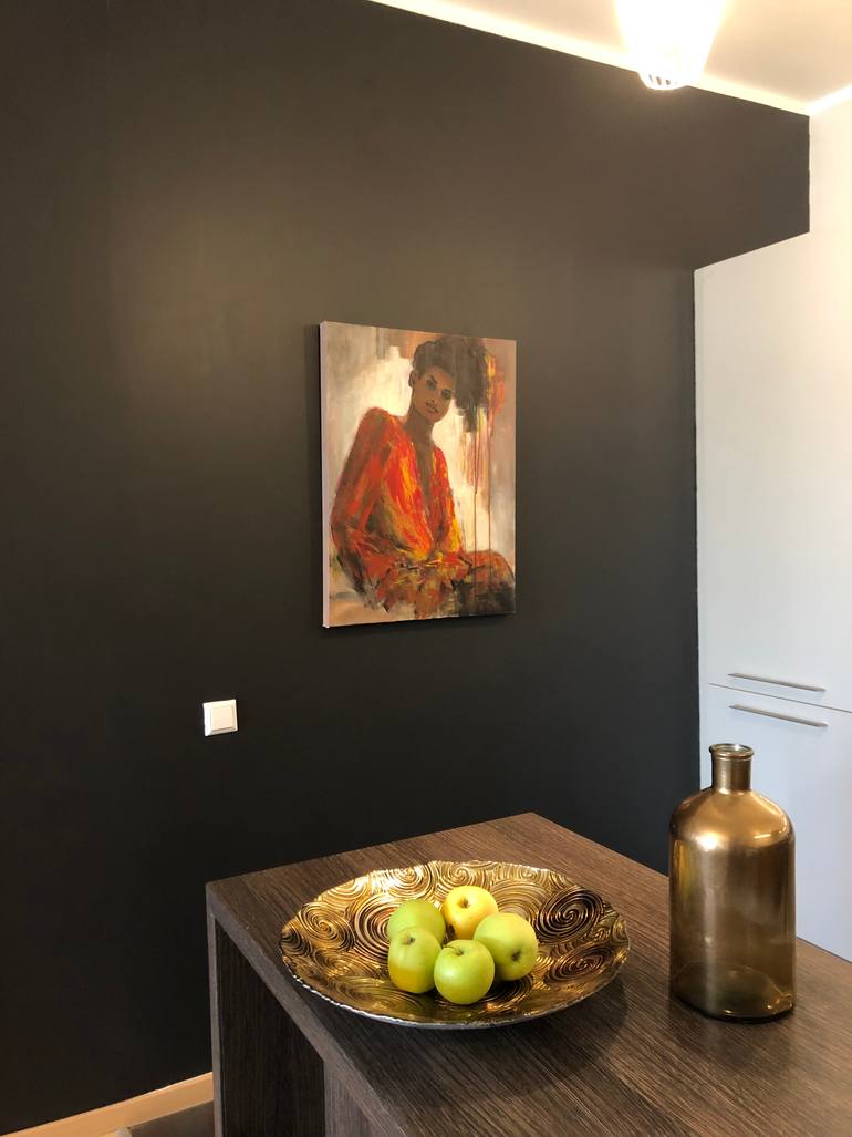 Original Figurative Women Painting by Galina Sviridenko