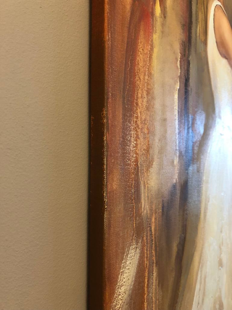 Original Abstract Expressionism People Painting by Galina Sviridenko