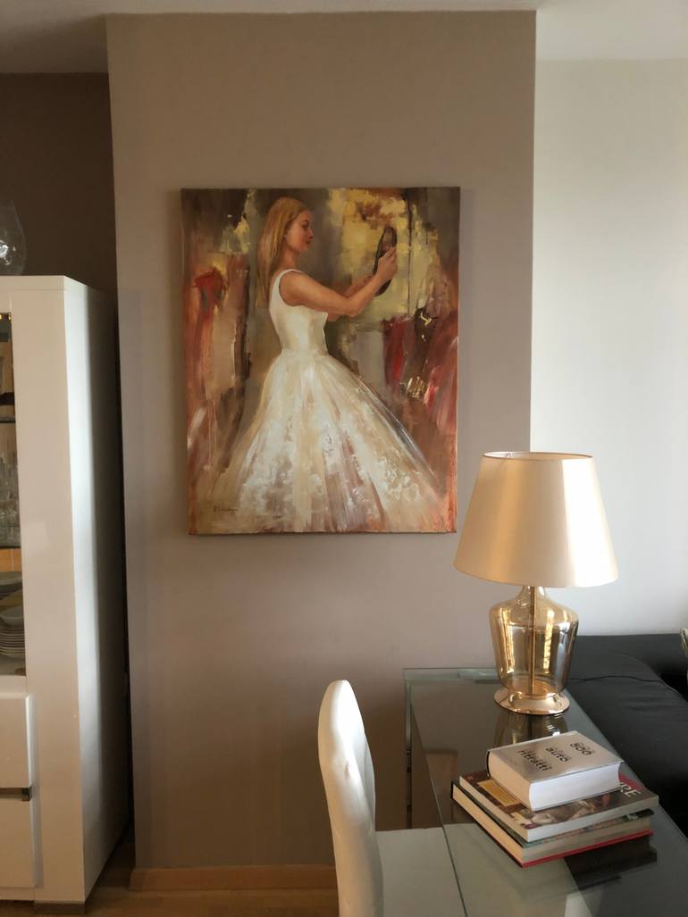 Original Abstract Expressionism People Painting by Galina Sviridenko