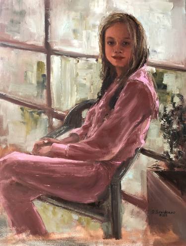 Original Figurative Portrait Paintings by Galina Sviridenko