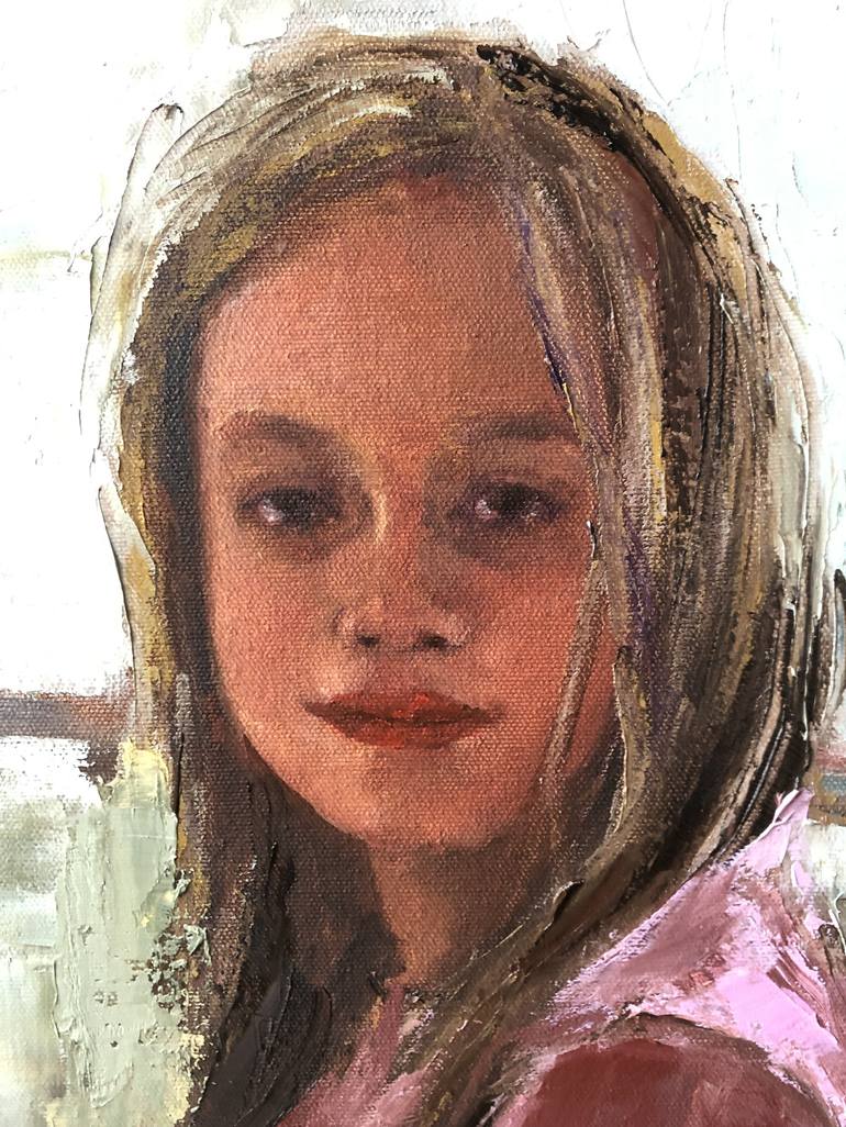 Original Portrait Painting by Galina Sviridenko