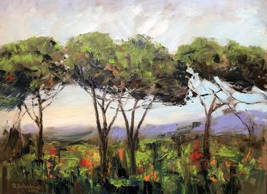 Original Landscape Paintings by Galina Sviridenko