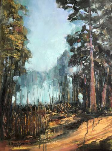 Print of Impressionism Landscape Paintings by Galina Sviridenko