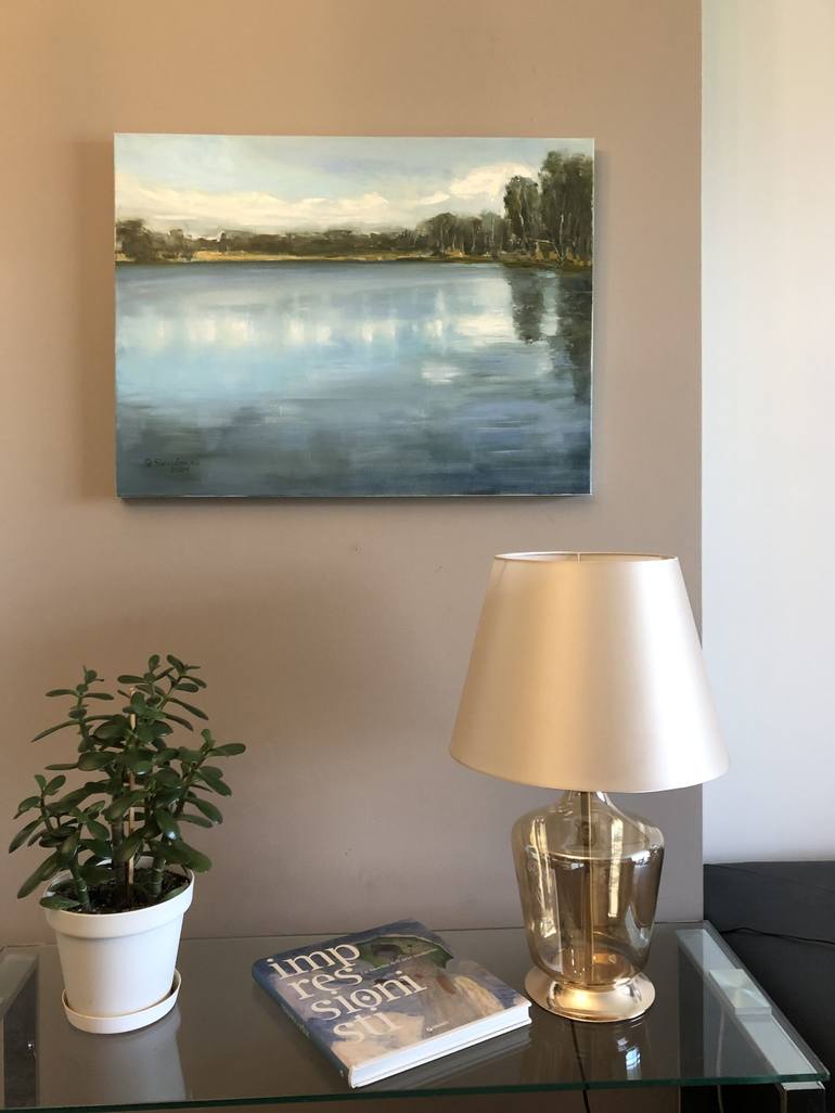 Original Impressionism Landscape Painting by Galina Sviridenko