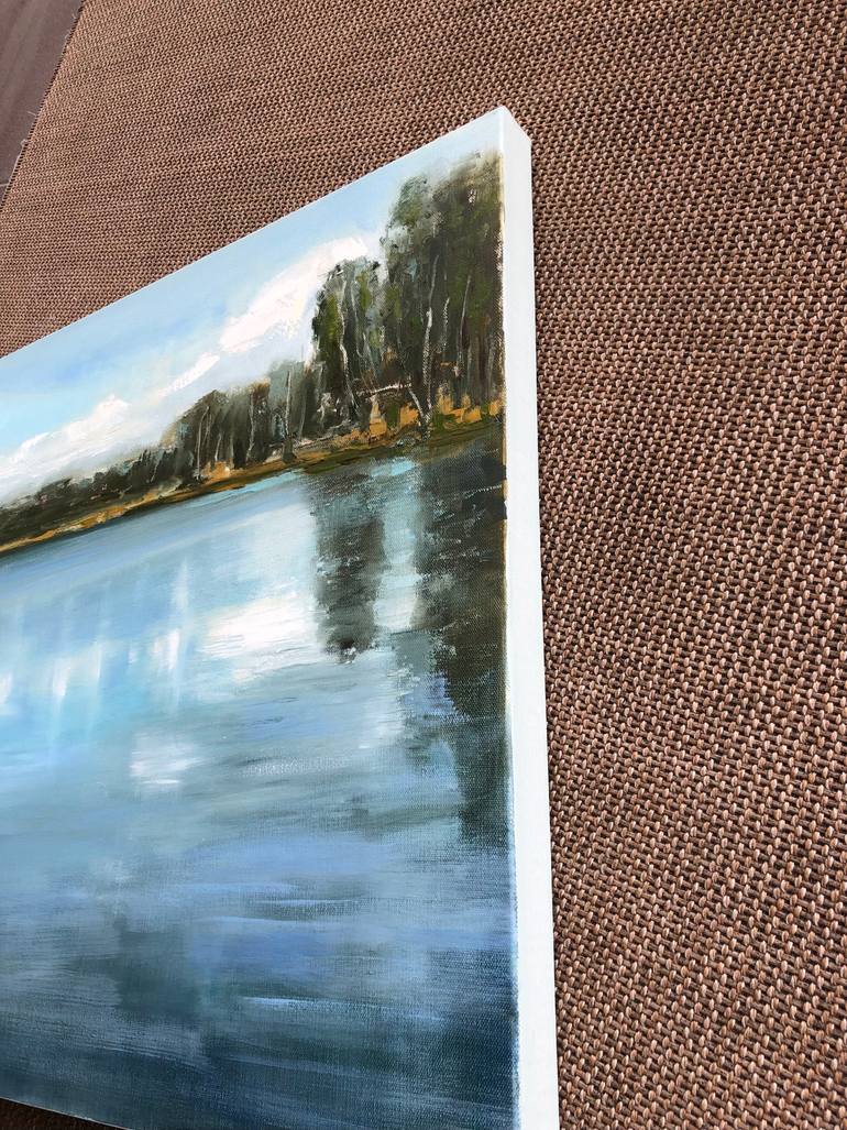 Original Impressionism Landscape Painting by Galina Sviridenko