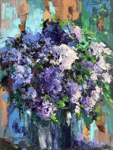 Original Floral Painting by Galina Sviridenko