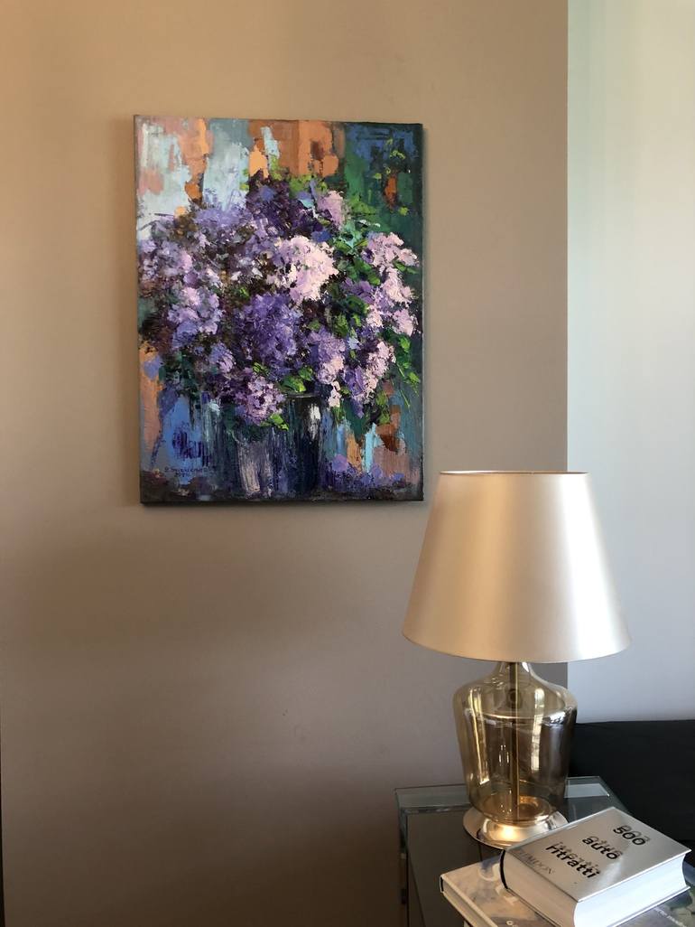 Original Contemporary Floral Painting by Galina Sviridenko