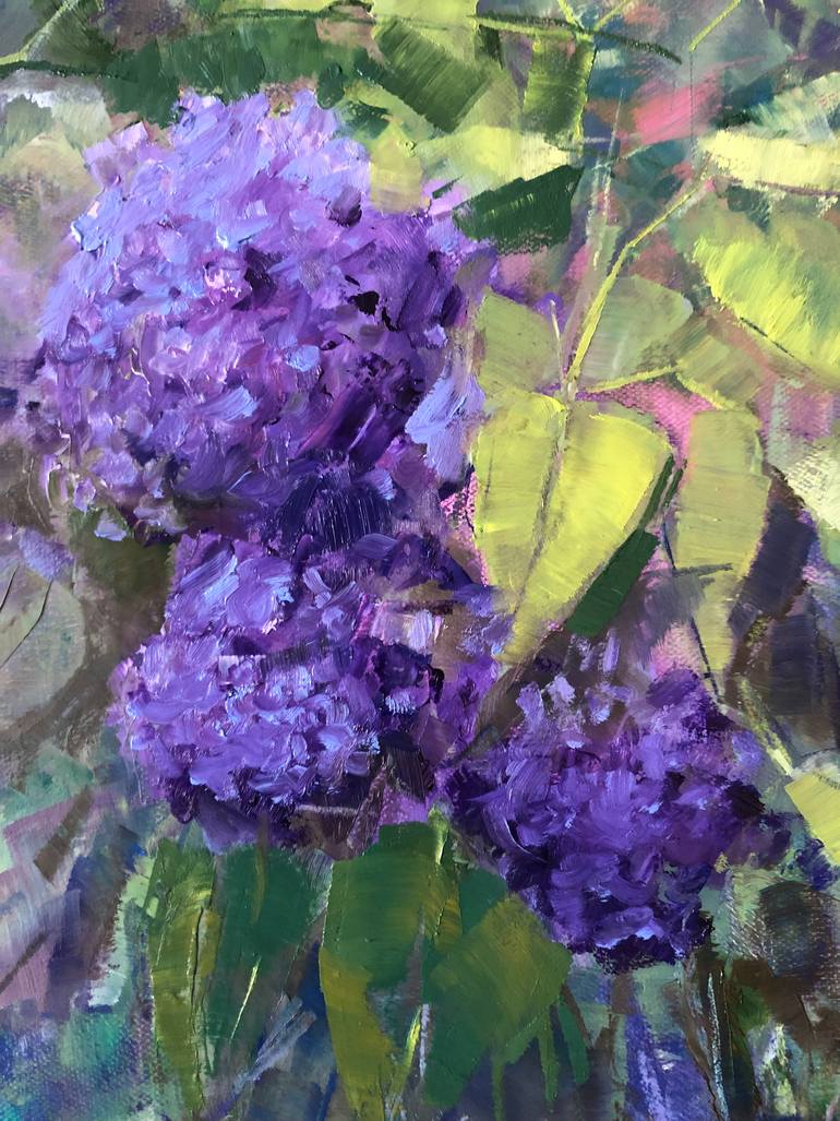Original Impressionism Floral Painting by Galina Sviridenko