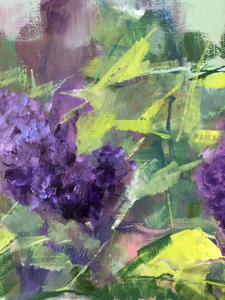 Original Impressionism Floral Painting by Galina Sviridenko