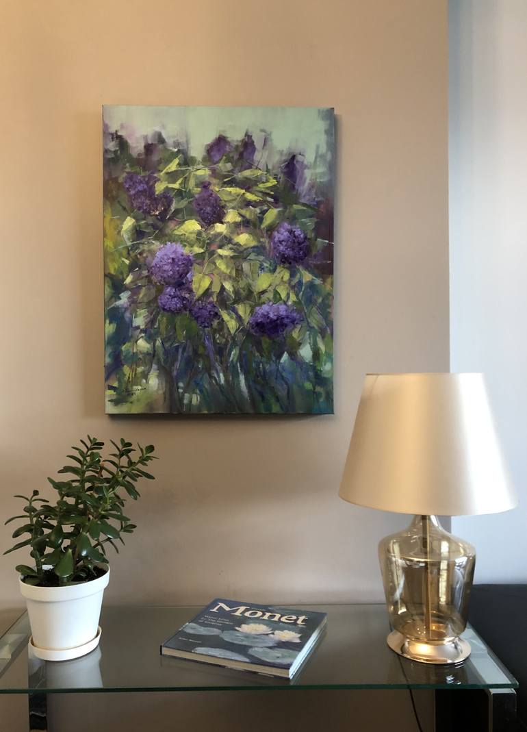 Original Impressionism Floral Painting by Galina Sviridenko