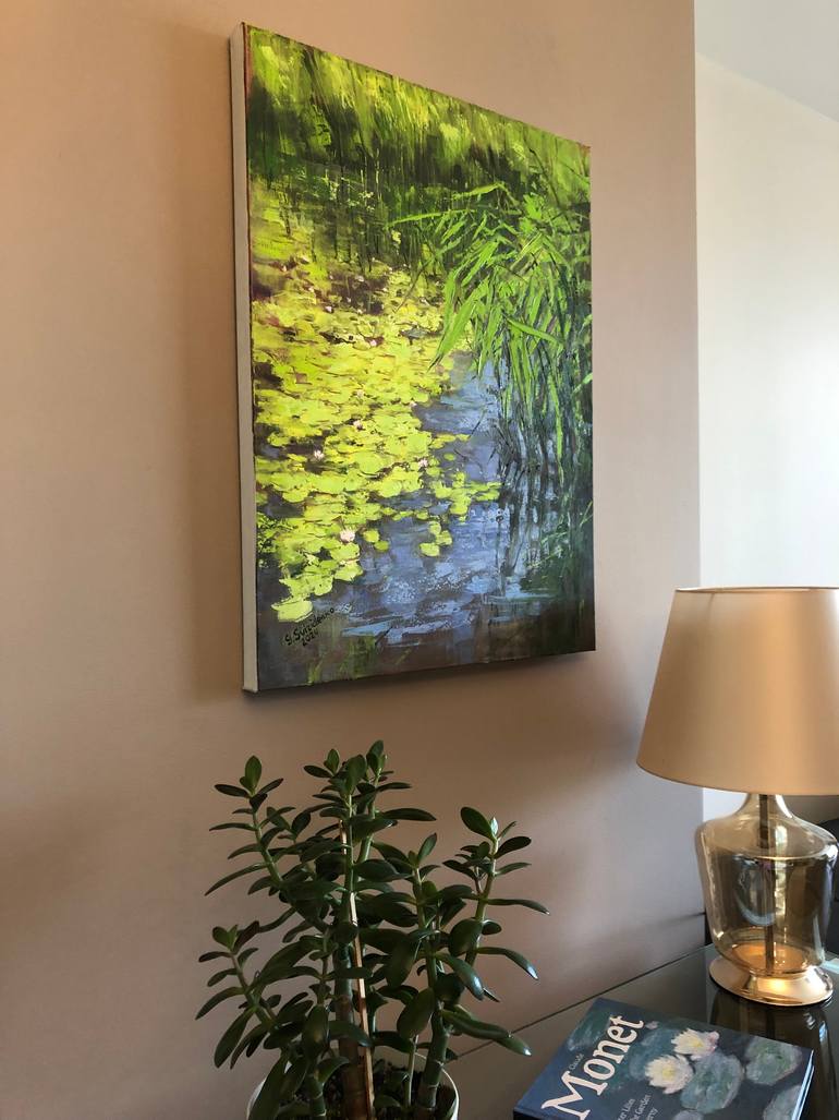 Original Impressionism Landscape Painting by Galina Sviridenko