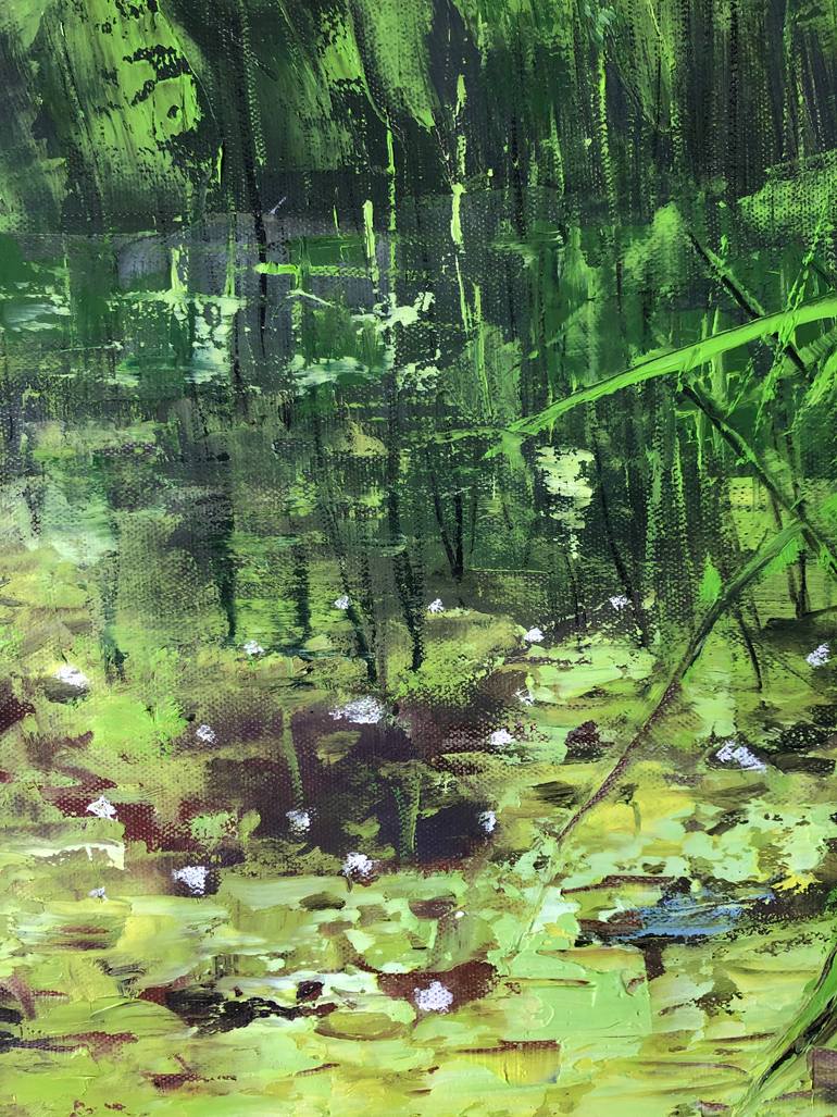 Original Impressionism Landscape Painting by Galina Sviridenko