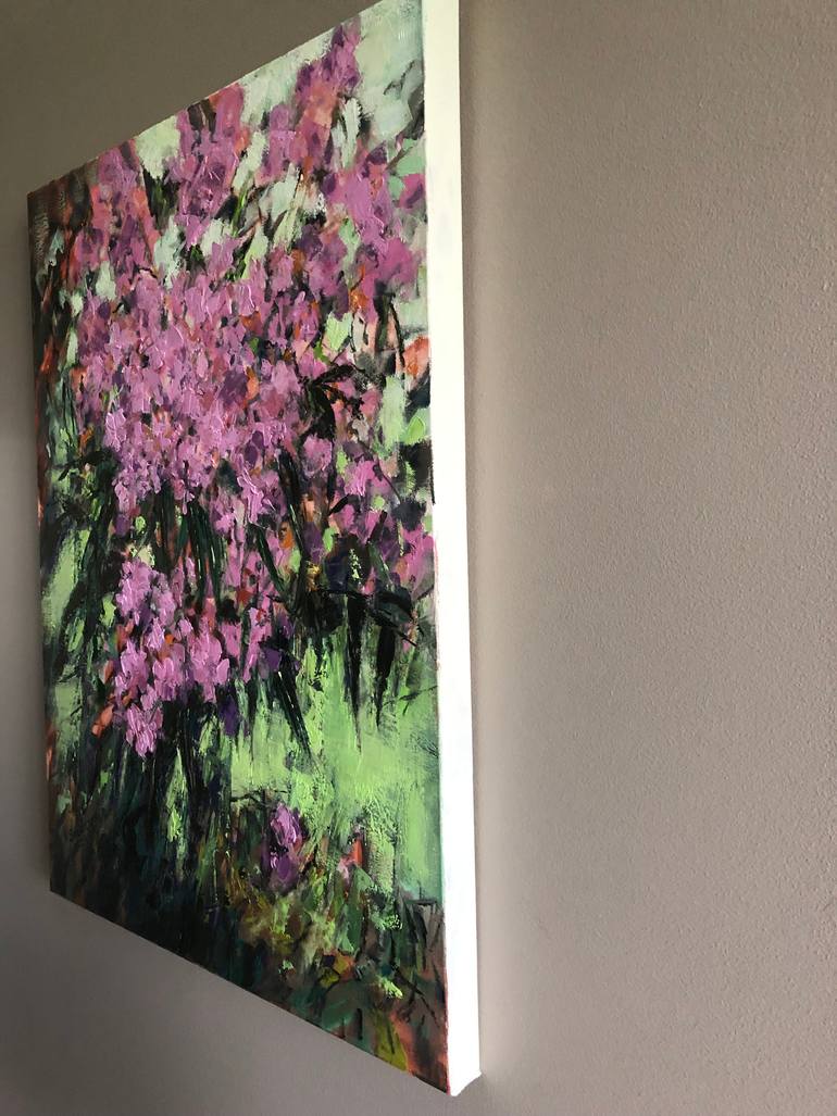 Original Contemporary Floral Painting by Galina Sviridenko