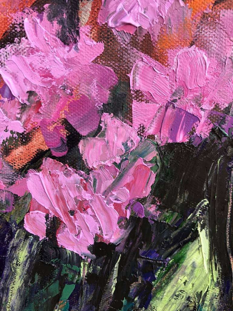 Original Contemporary Floral Painting by Galina Sviridenko