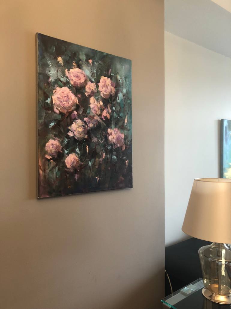 Original Impressionism Floral Painting by Galina Sviridenko