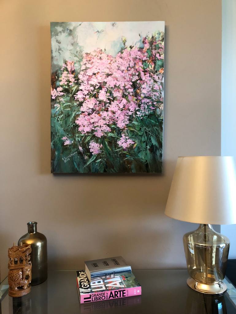 Original Impressionism Floral Painting by Galina Sviridenko
