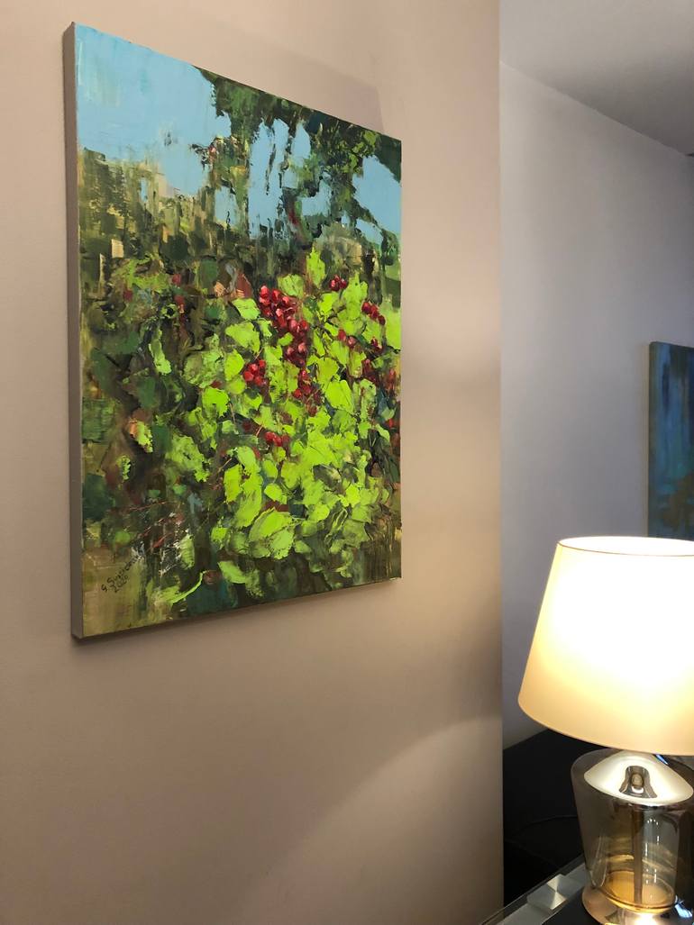 Original Impressionism Nature Painting by Galina Sviridenko