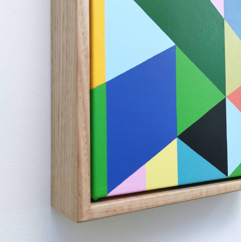 Original Art Deco Abstract Painting by Min Ray