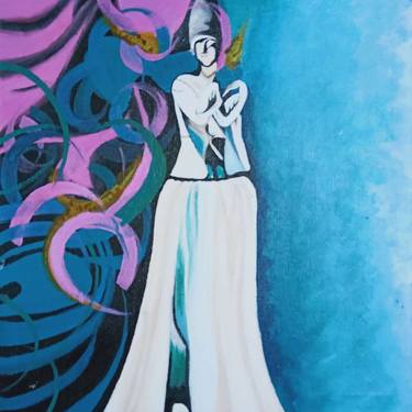 Print of Abstract Expressionism Calligraphy Paintings by Art Supporter