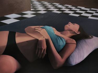 Original Contemporary Mortality Painting by Anja Preradović