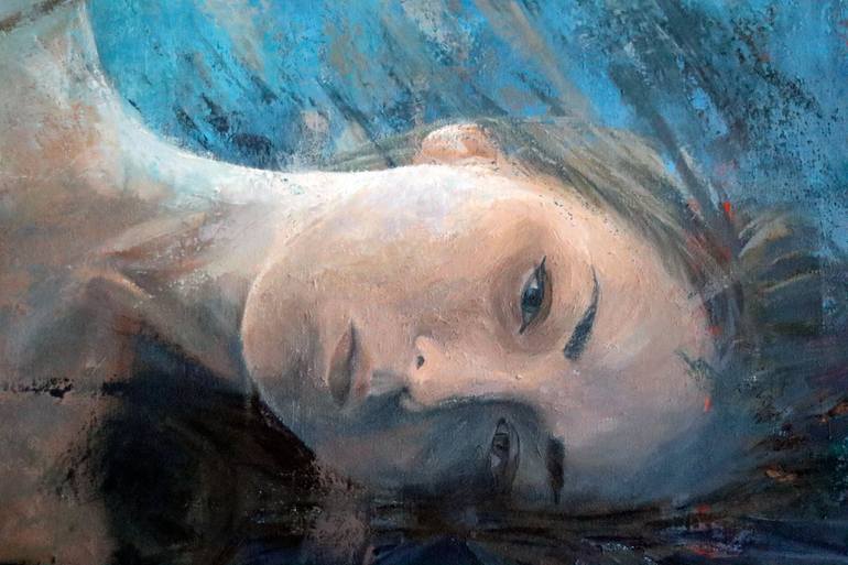 Original Contemporary People Painting by Cristian Gutierrez